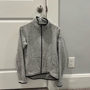Nike Heather Gray Full-Zip Jacket